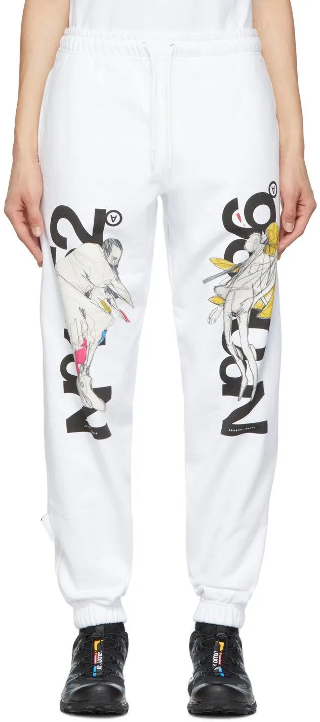 Aitor Throupâ€™s TheDSA White 'N.1452' Lounge Pants