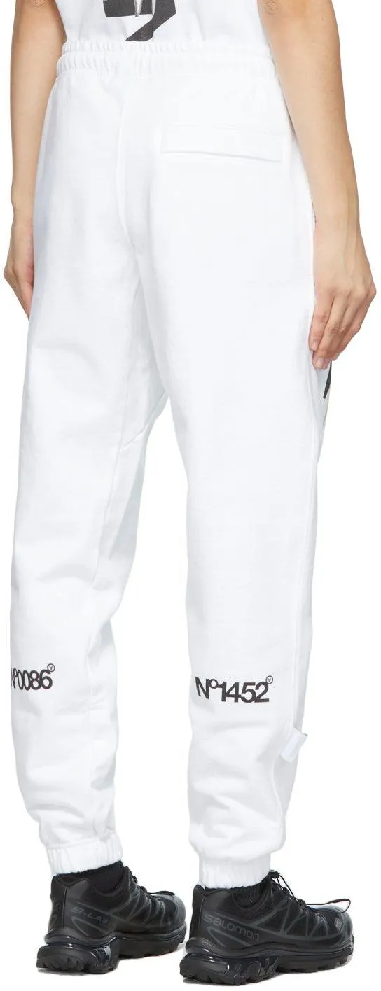 Aitor Throupâ€™s TheDSA White 'N.1452' Lounge Pants