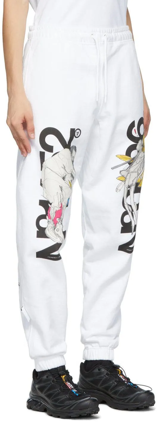 Aitor Throupâ€™s TheDSA White 'N.1452' Lounge Pants