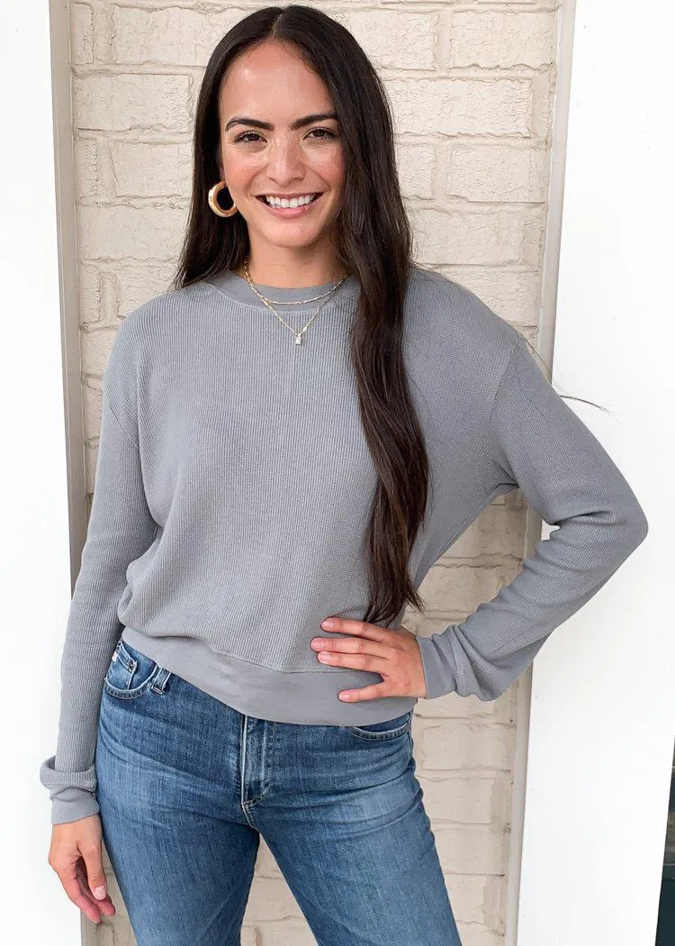 Bobi Essentials Cropped Long Sleeve Thermal