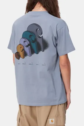 Carhartt WIP Short Sleeve Diagram C T-Shirt (Bay Blue)