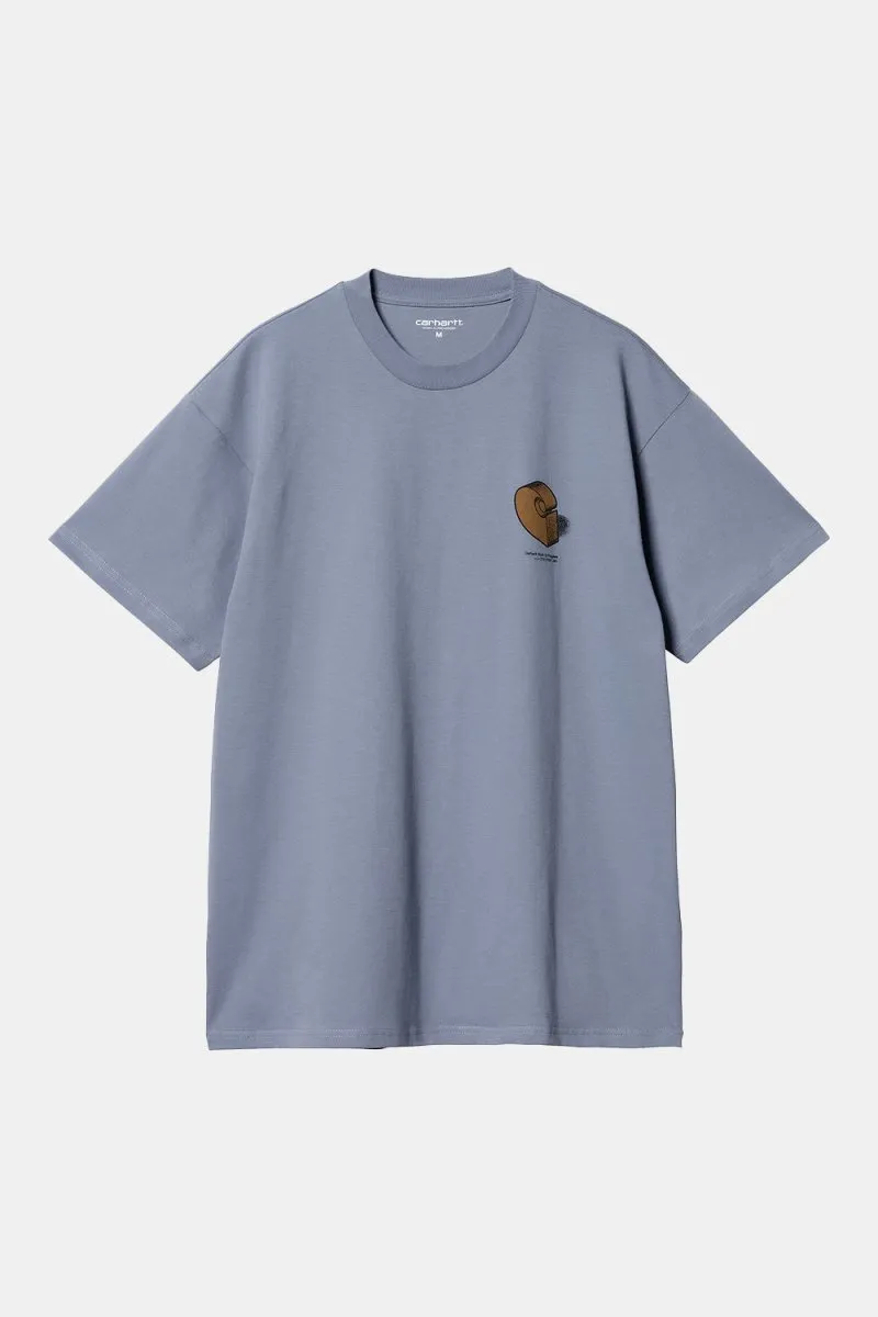 Carhartt WIP Short Sleeve Diagram C T-Shirt (Bay Blue)