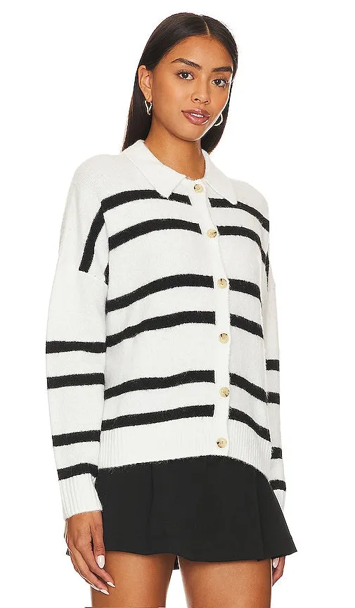 Central Park West Bobbie Button Up in White