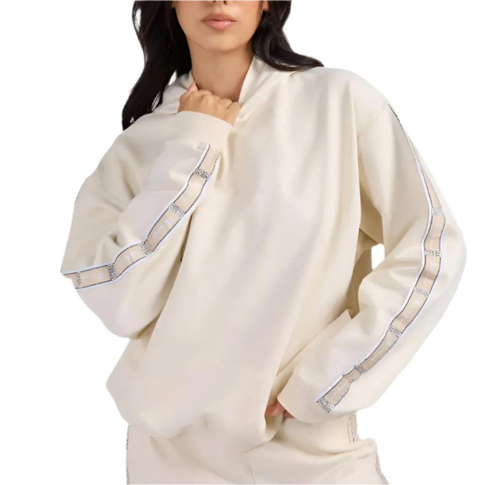 Champion Womens Lux Taping Hoodie - Natural