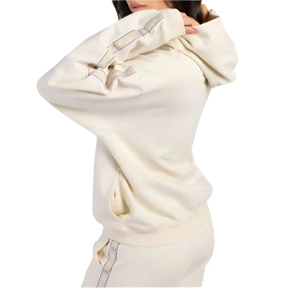 Champion Womens Lux Taping Hoodie - Natural
