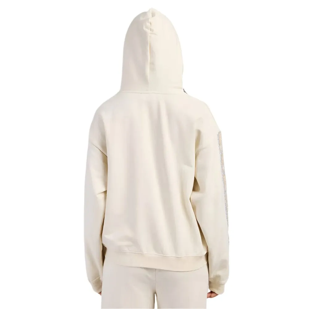 Champion Womens Lux Taping Hoodie - Natural