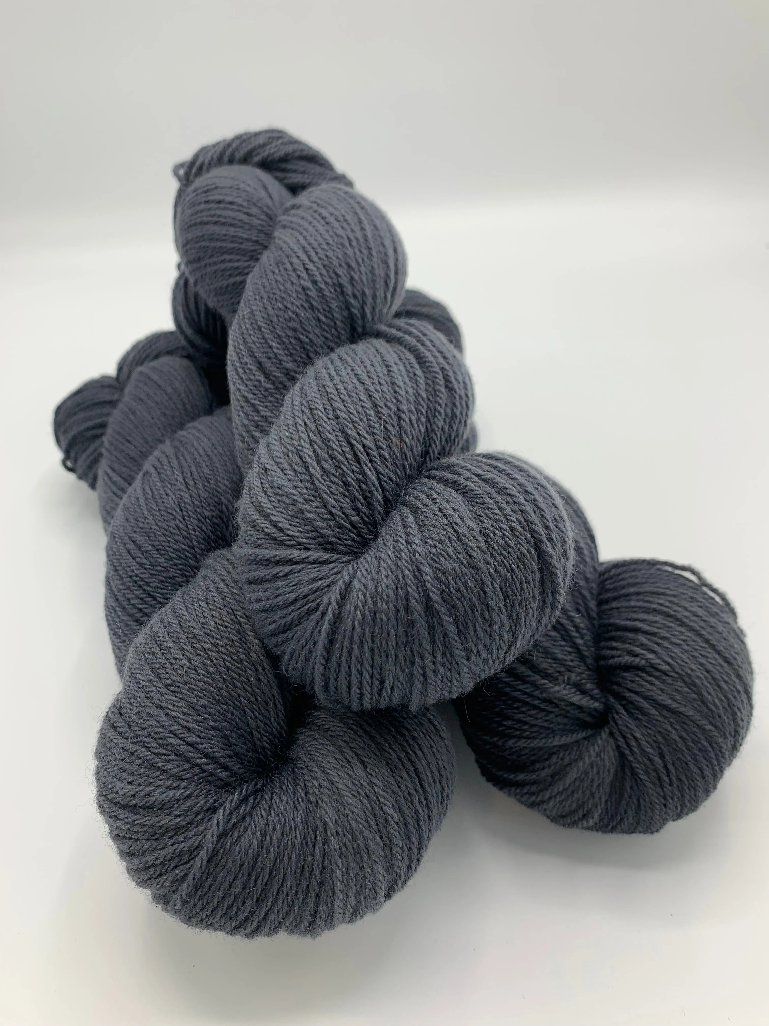 Corriedale-Merino blend, fingering