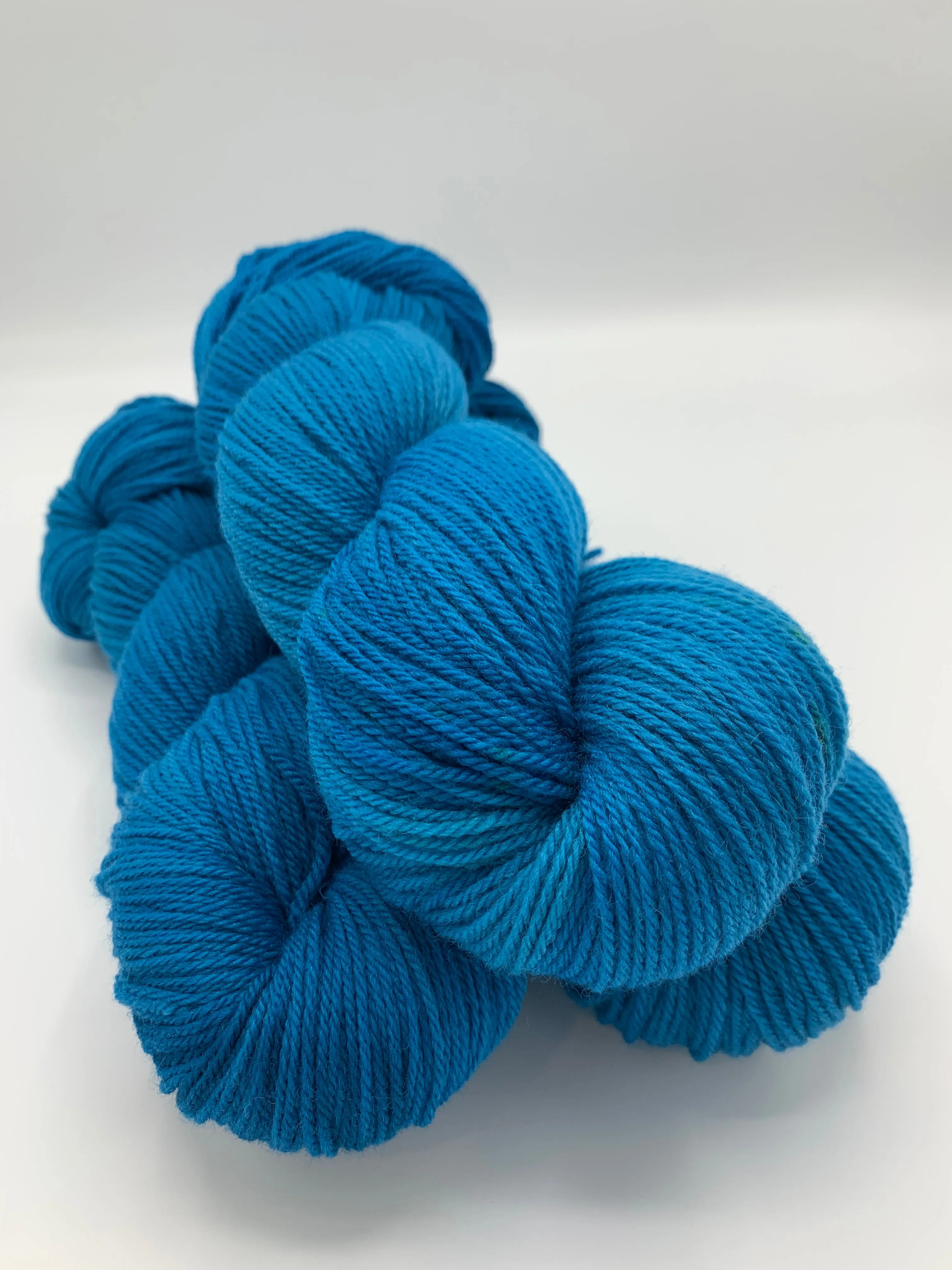Corriedale-Merino blend, fingering