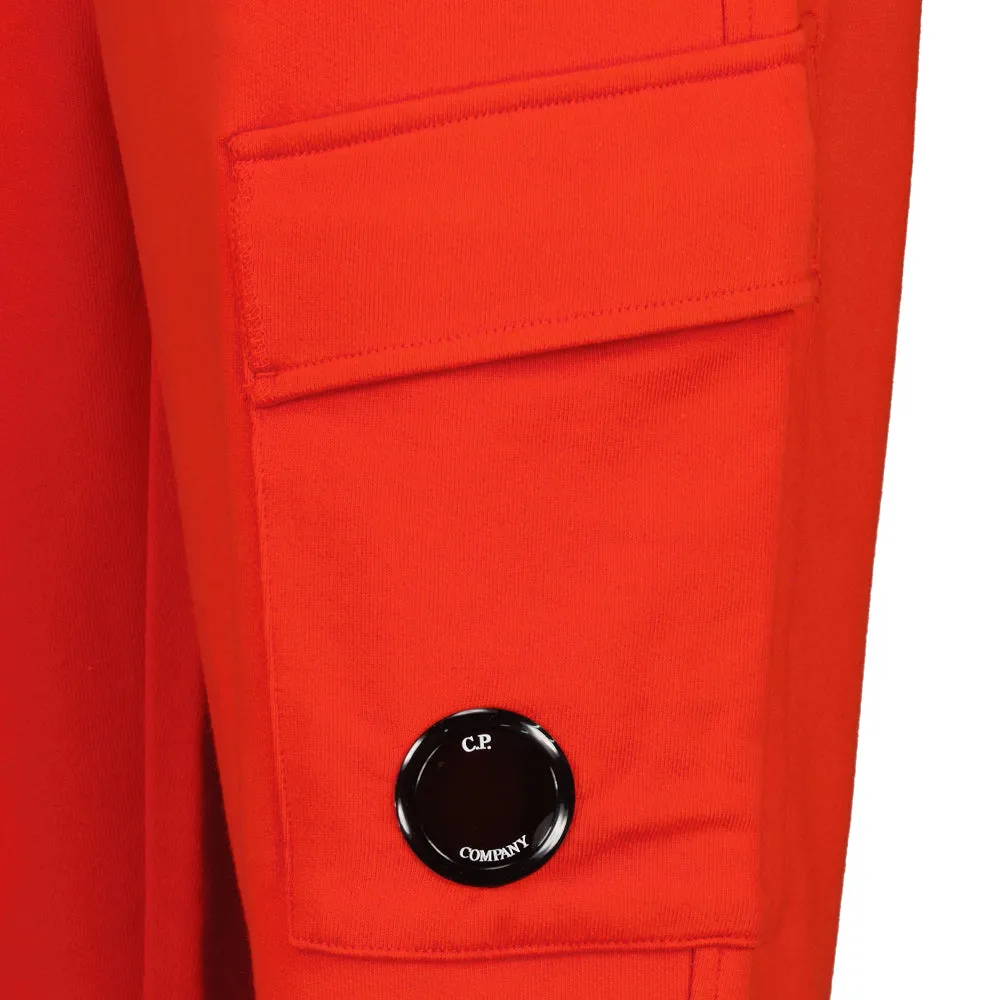Diagonal Fleece Lens Sweat Cargo Pants