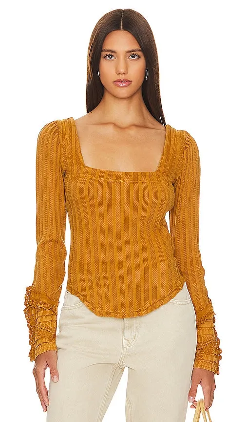 Free People Could I Love You More in Mustard