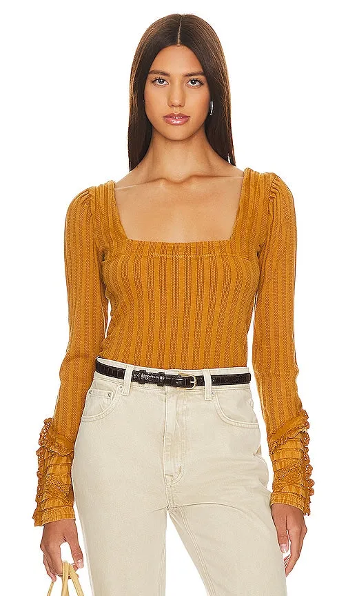 Free People Could I Love You More in Mustard