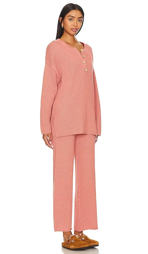 Free People Hailey Set in Rose