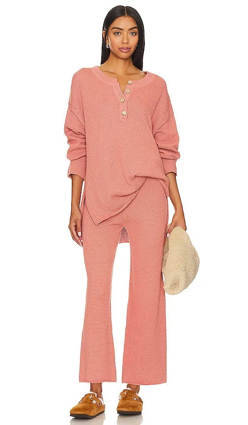 Free People Hailey Set in Rose