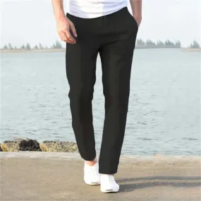 Men's Slim Fit Chino Trousers: Lightweight & Breathable Casual Pants