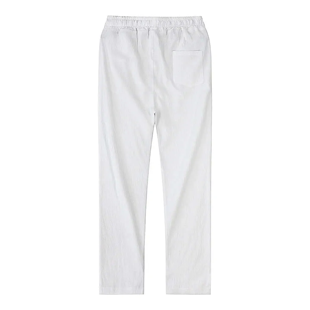 Men's Slim Fit Chino Trousers: Lightweight & Breathable Casual Pants