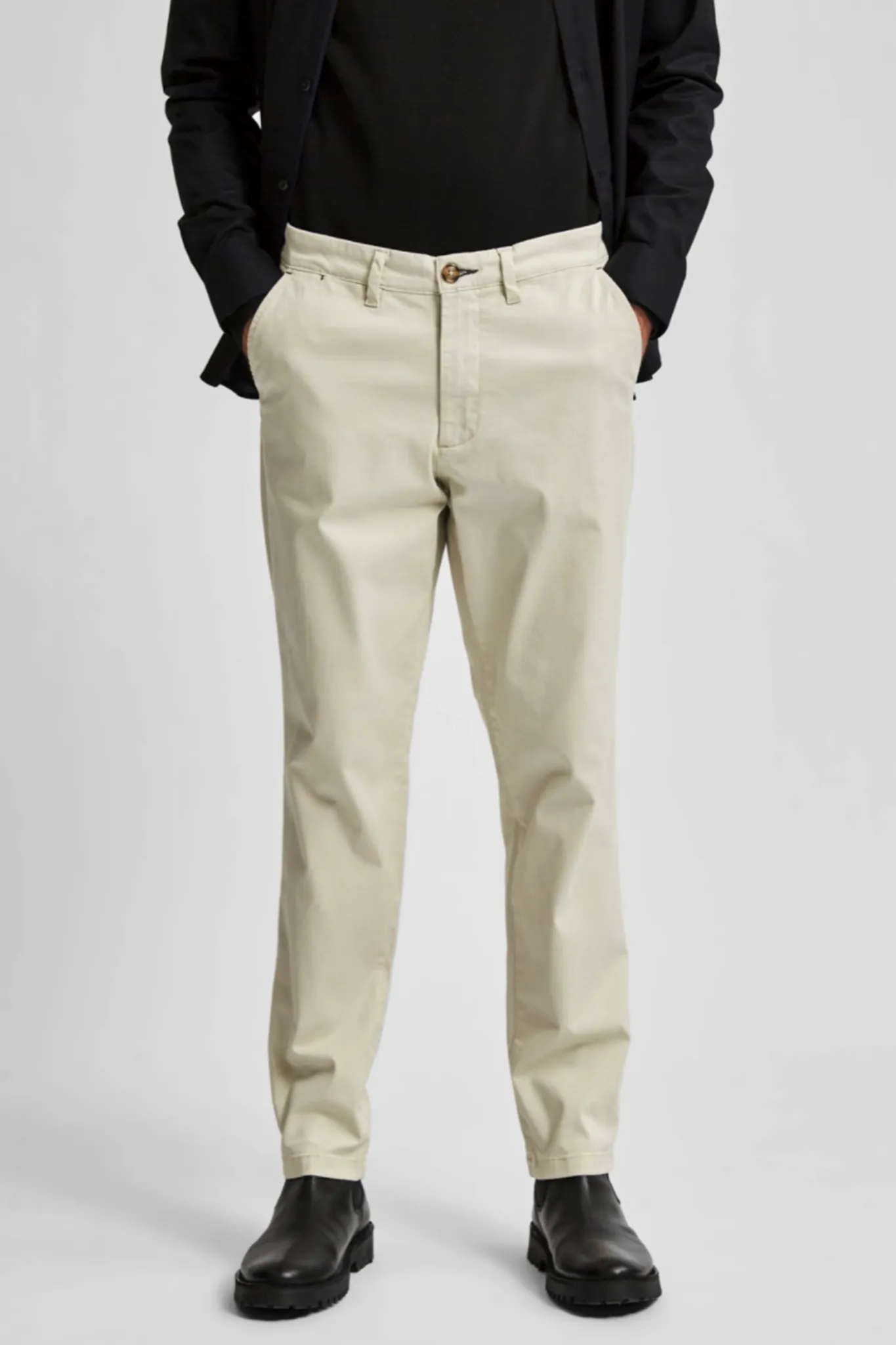 Miles Flex chino pant - Moonstruck (økologisk bomull)