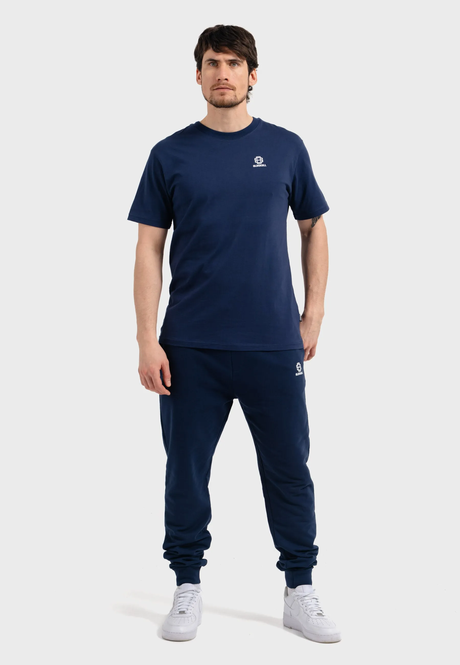 Oldskull Iconic Logo Sweat Jogger Navy Blue