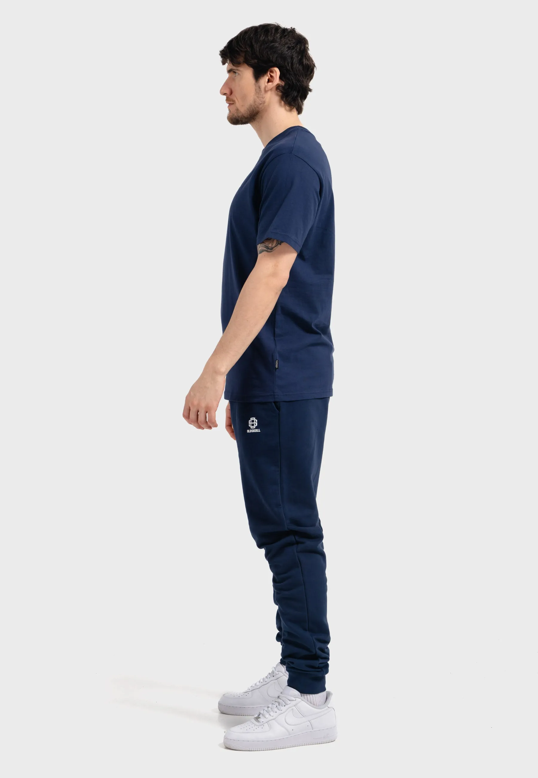 Oldskull Iconic Logo Sweat Jogger Navy Blue