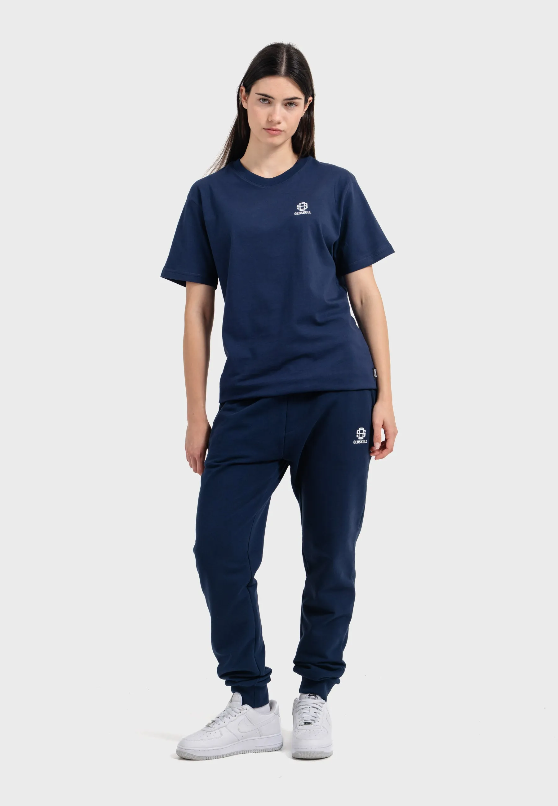 Oldskull Iconic Logo Sweat Jogger Navy Blue