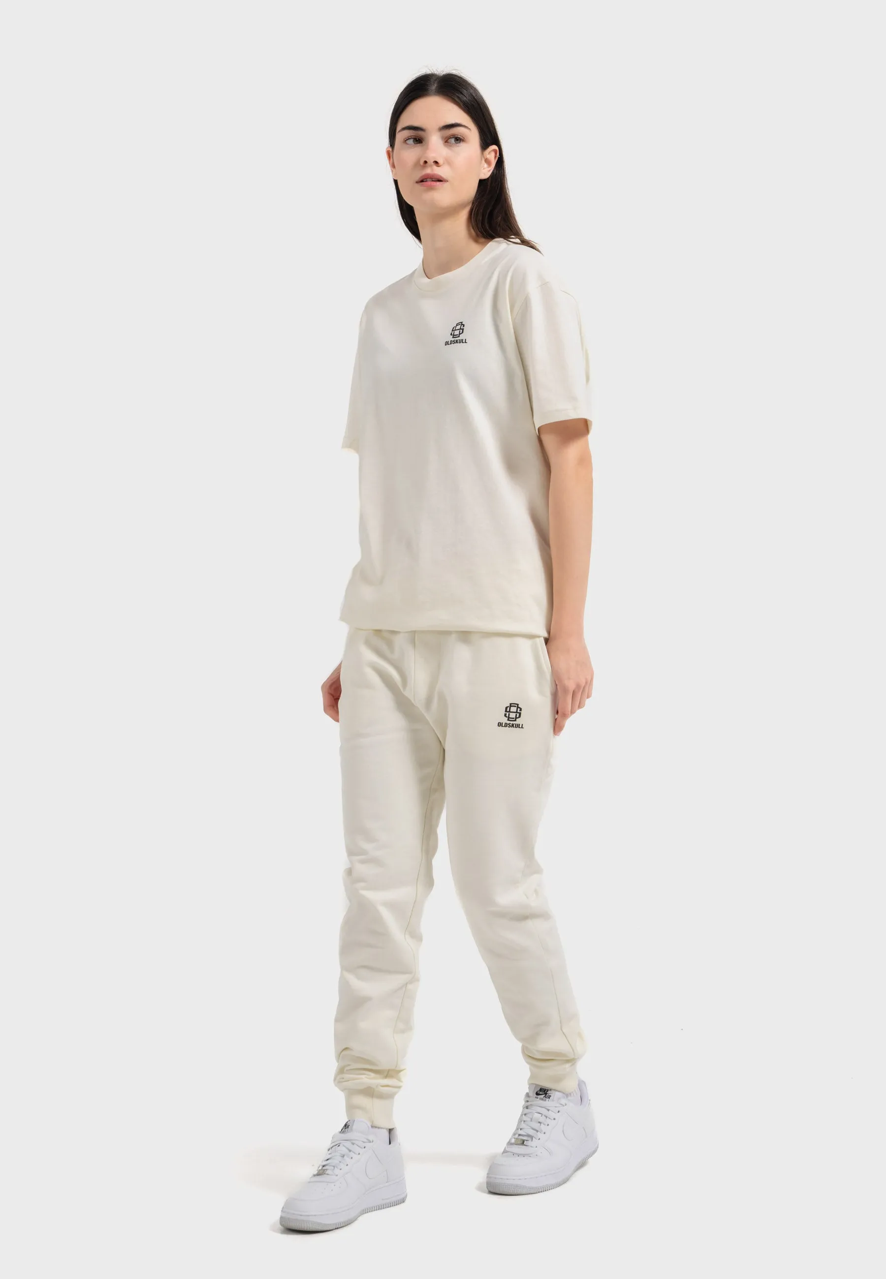 Oldskull Iconic Logo Sweat Jogger Off White