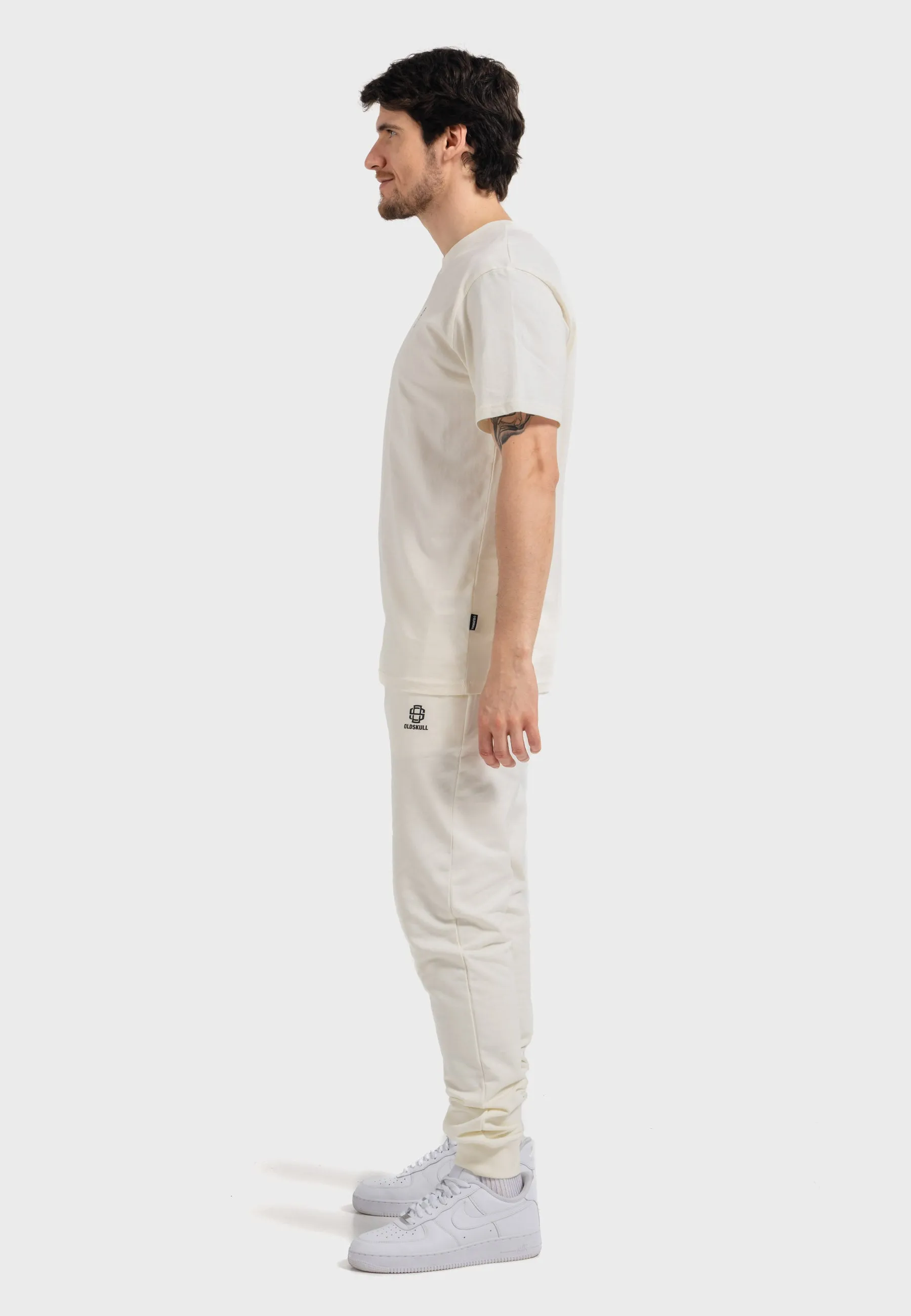 Oldskull Iconic Logo Sweat Jogger Off White