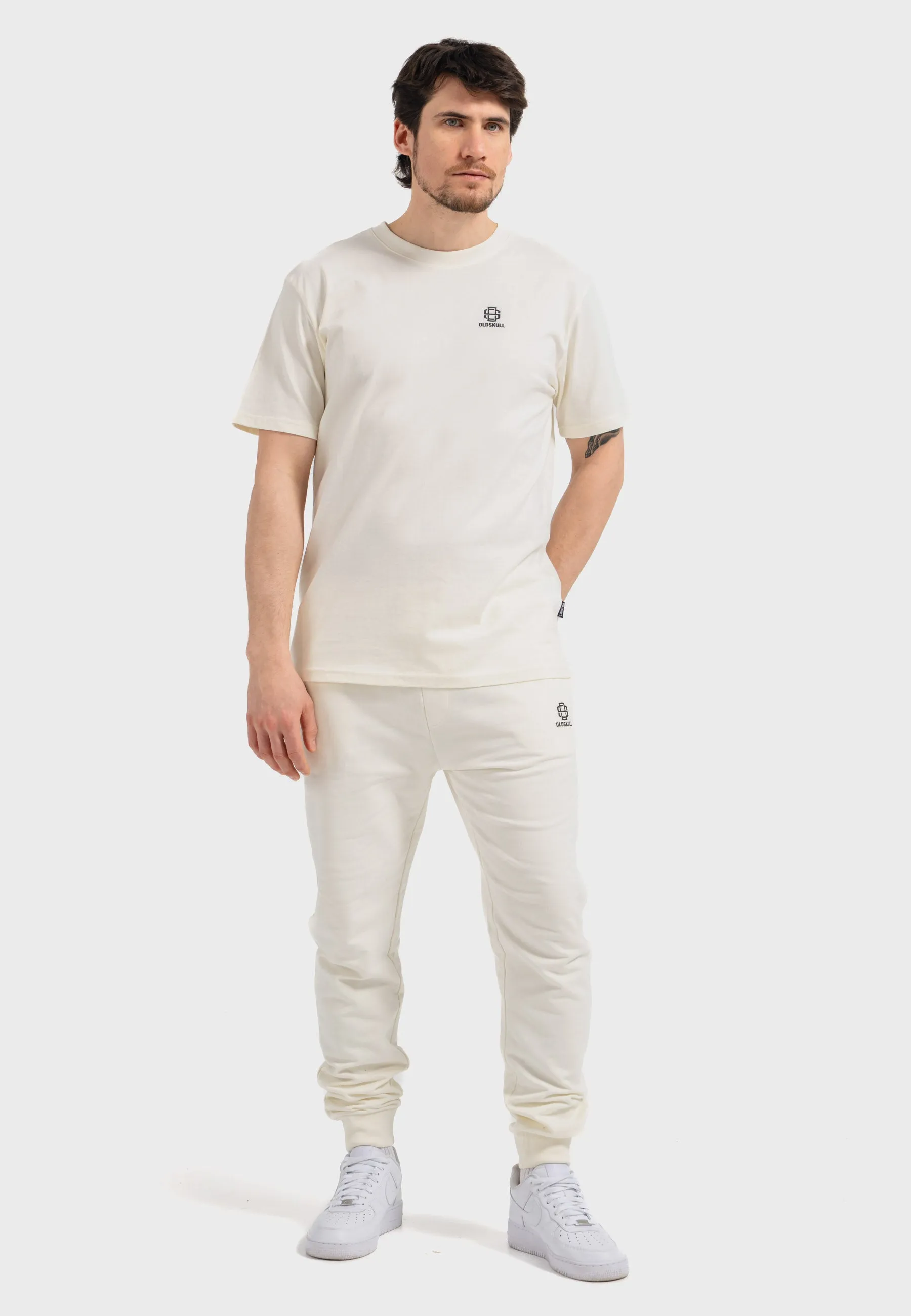 Oldskull Iconic Logo Sweat Jogger Off White