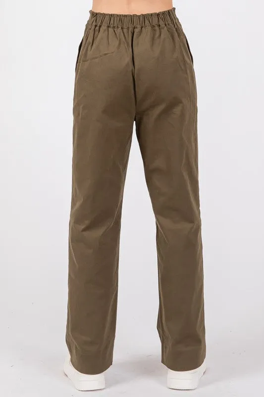 Olive Chino Pants