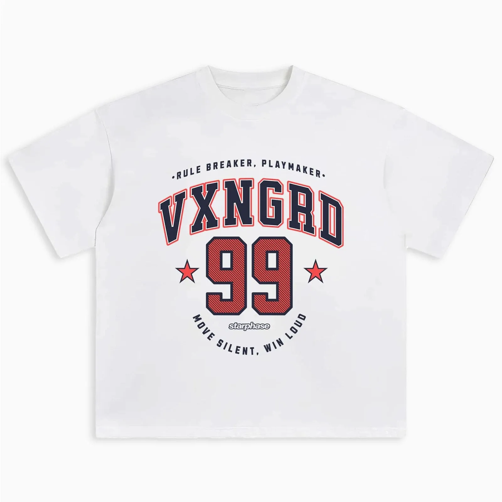 Play Maker Oversized Baseball Graphic T-Shirt