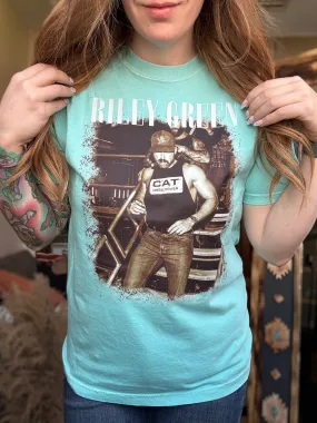Riley G Bright Blue Comfort Colors Tee