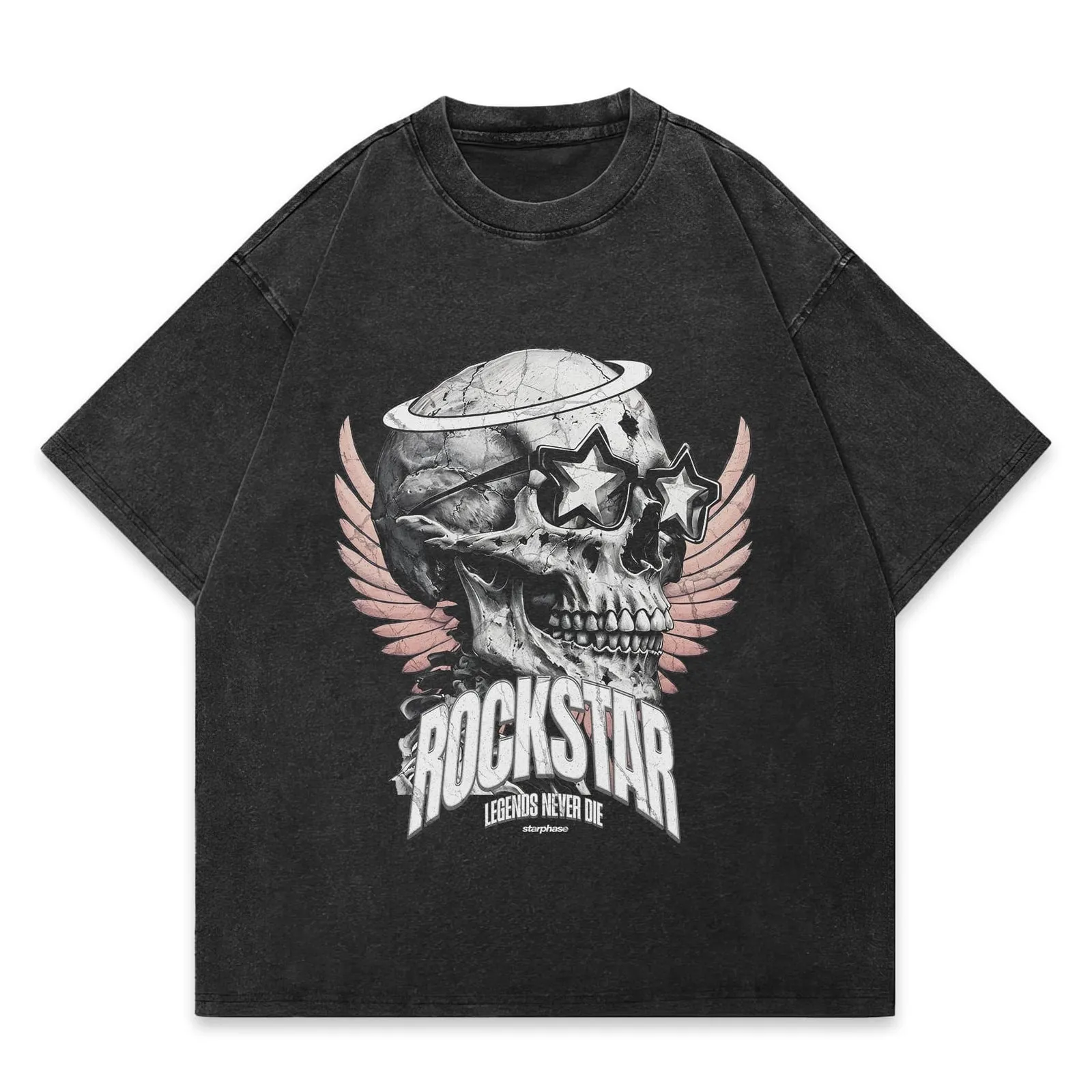 Rockstar Legends Washed Oversized T-Shirt