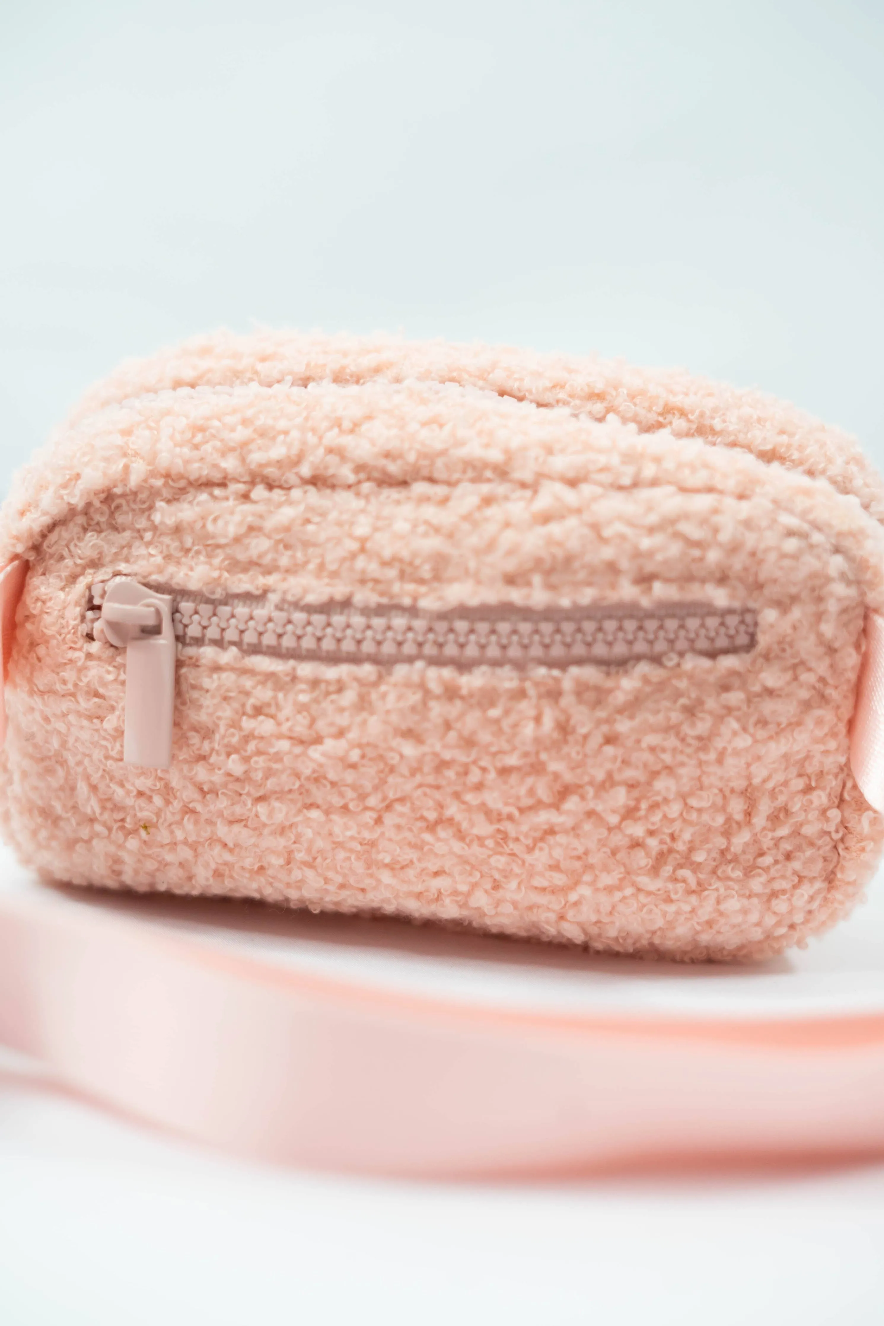 Sherpa Blush Pink Toddler Belt Bag