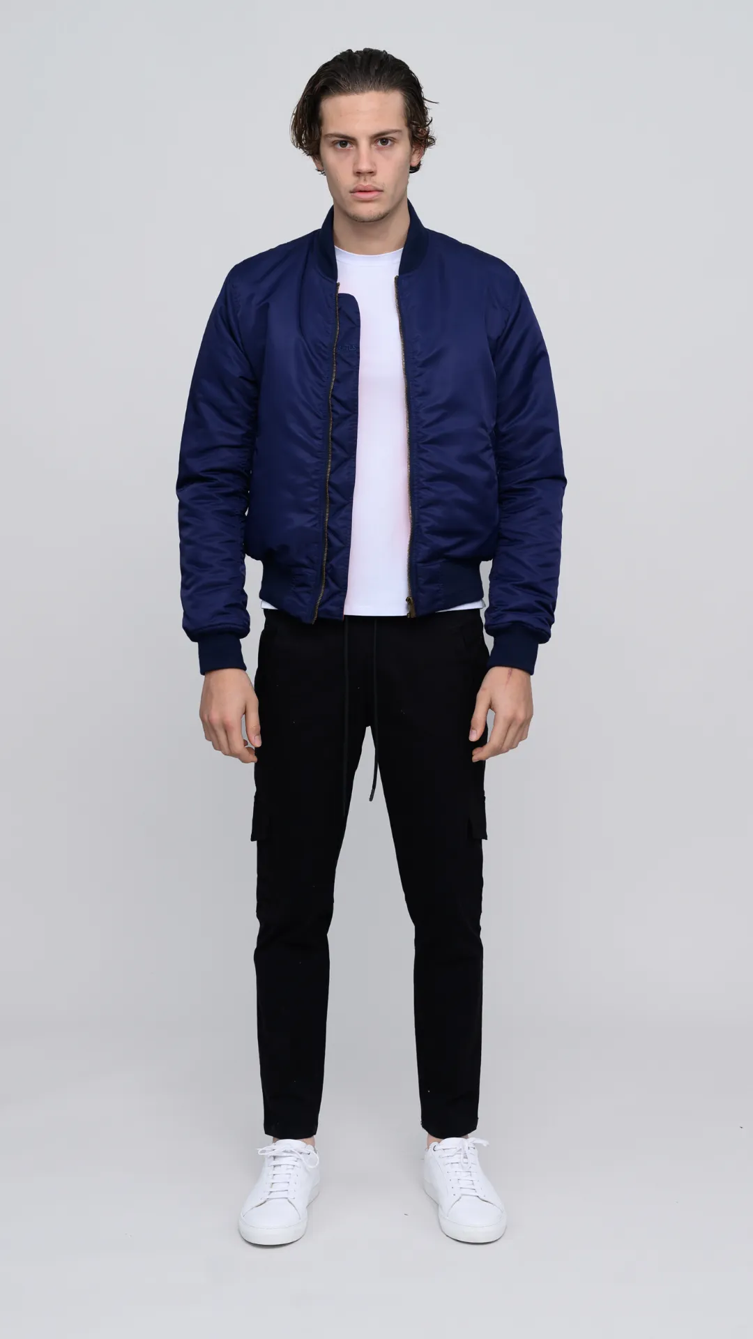 The ESNTLS Navy Bomber Jacket