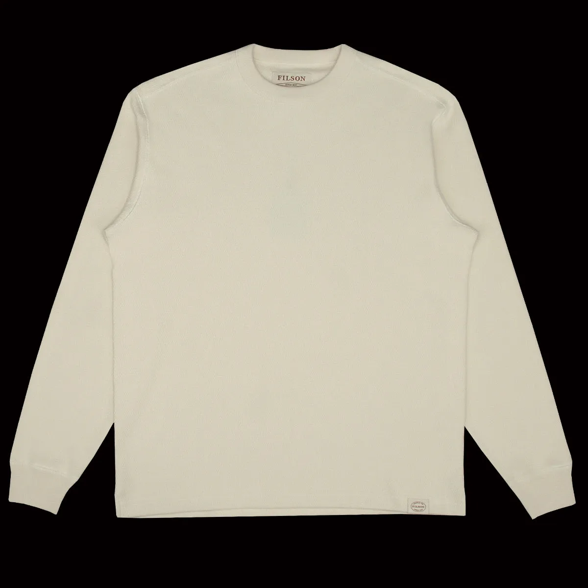 Waffle Knit Thermal Crewneck