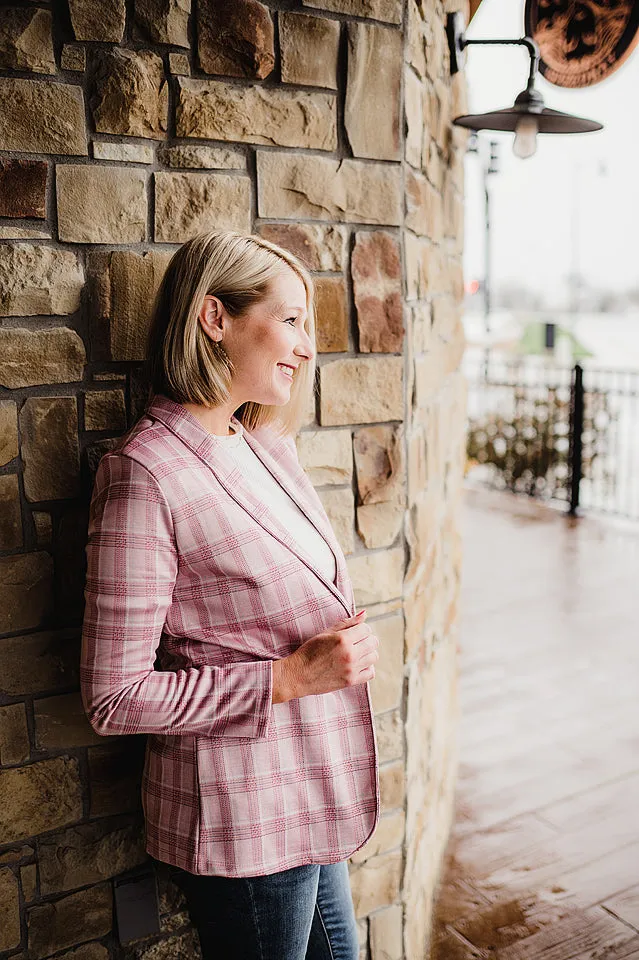Woven Notched Blazer