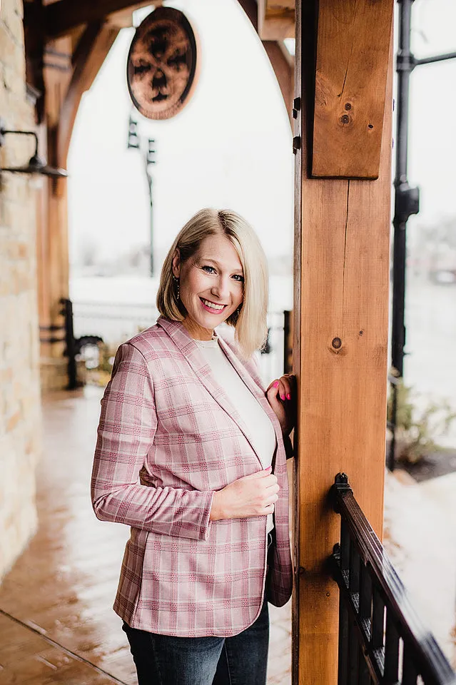 Woven Notched Blazer